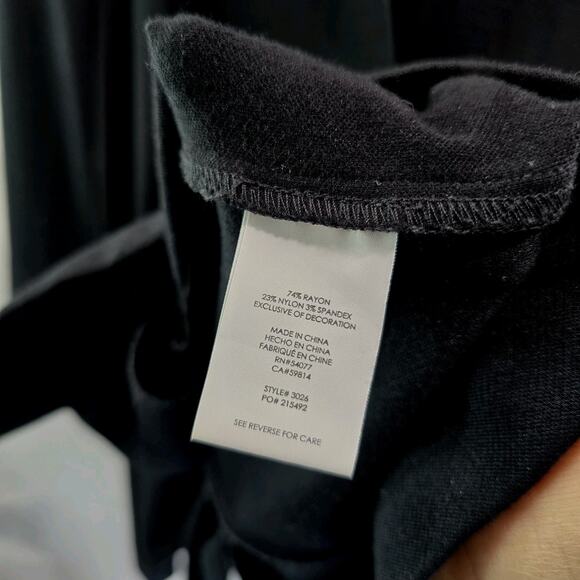 Cabi Blazer Womens 8 Medium Black Jacket Turner Knit Unstructured 3026 - Picture 9 of 12